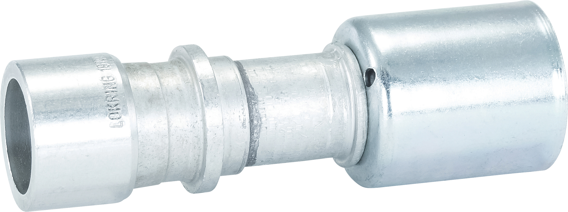 HOSE REPAIR FITTING, LOKRING, BEADLOCK, 19MM, #12, ALUMINIUM, STANDARD BARRIER