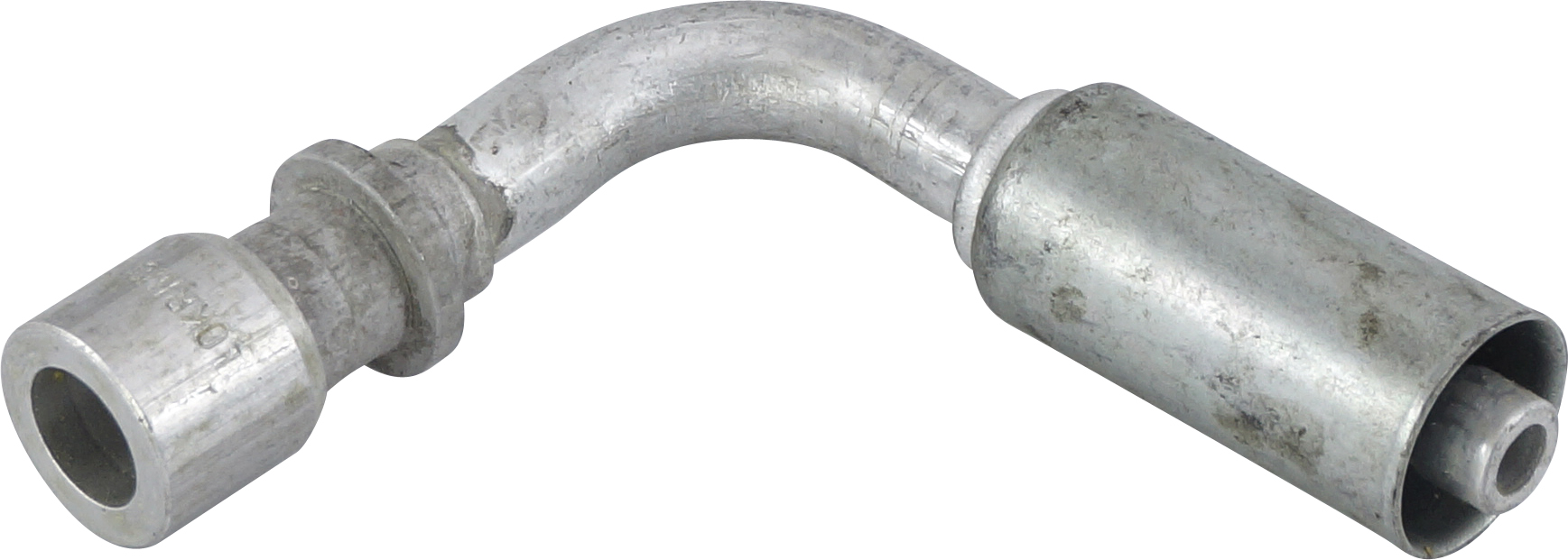 HOSE REPAIR FITTING, LOKRING, BEADLOCK, 9.53MM, #6, ALUMINIUM, REDUCED BARRIER 90 DEG