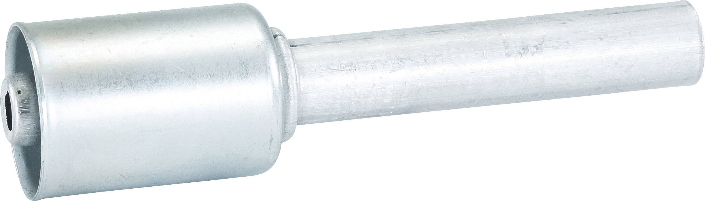 HOSE REPAIR FITTING, LOKRING, BEADLOCK, OPEN-ENDED, 13MM, #8, ALUMINIUM, STANDARD BARRIER