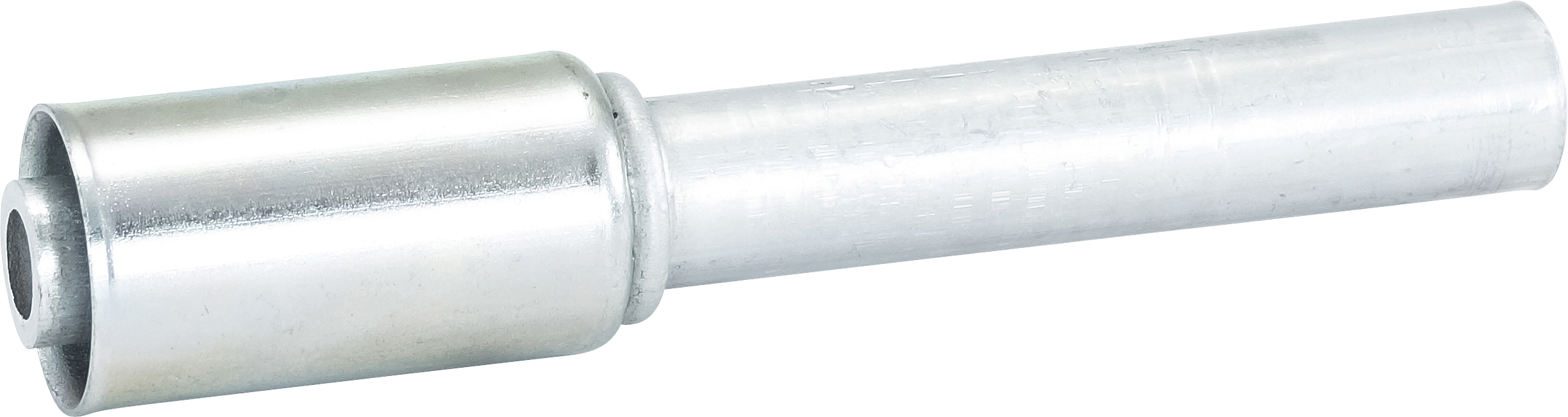 HOSE REPAIR FITTING, LOKRING, BEADLOCK, OPEN-ENDED, 13MM, #8, ALUMINIUM, REDUCED BARRIER