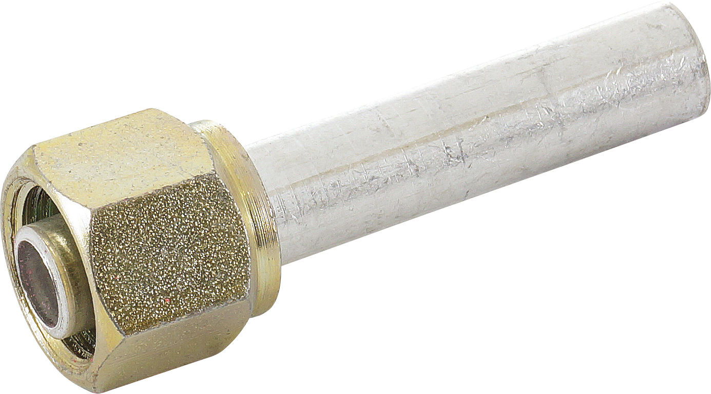 HOSE REPAIR FITTING, LOKRING, OPEN-ENDED, FOR, 13MM, #8, ALUMINIUM, STANDARD, O-REPFIT8M