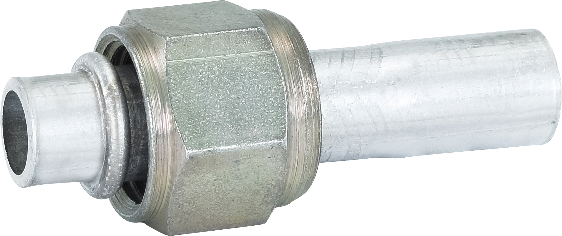 HOSE REPAIR FITTING, LOKRING, OPEN-ENDED, FOR, 16MM, #10, ALUMINIUM, STANDARD, O-REPFIT10M