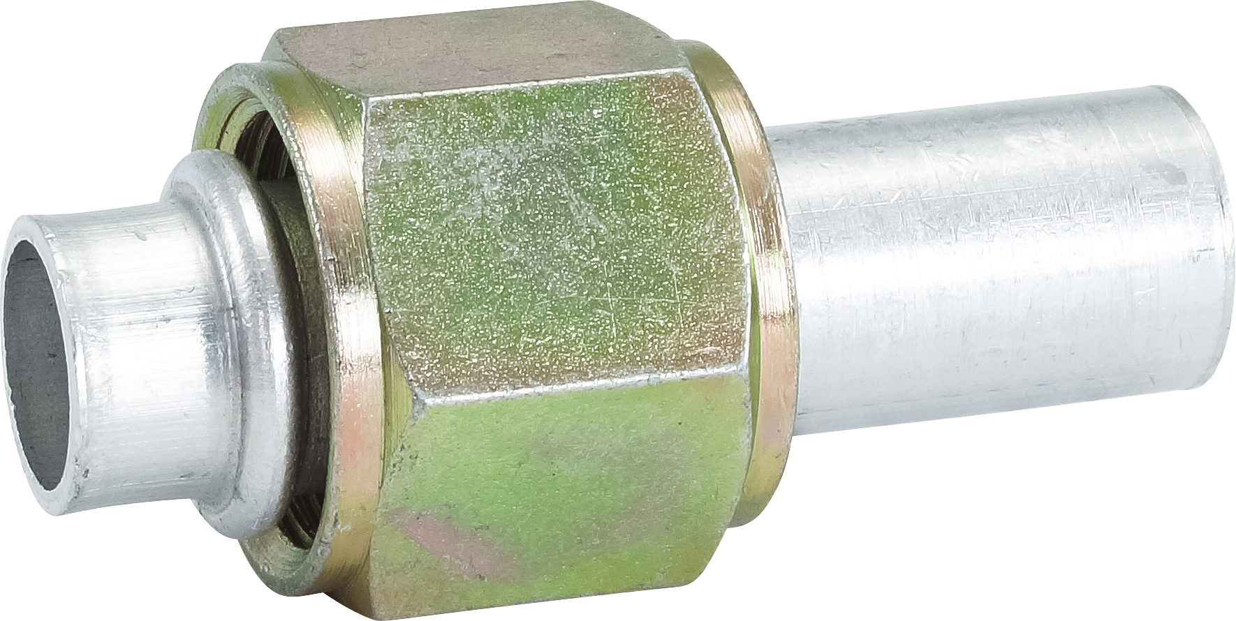 HOSE REPAIR FITTING, LOKRING, OPEN-ENDED, FOR, 19MM, #12, ALUMINIUM, STANDARD, O-REPFIT12M
