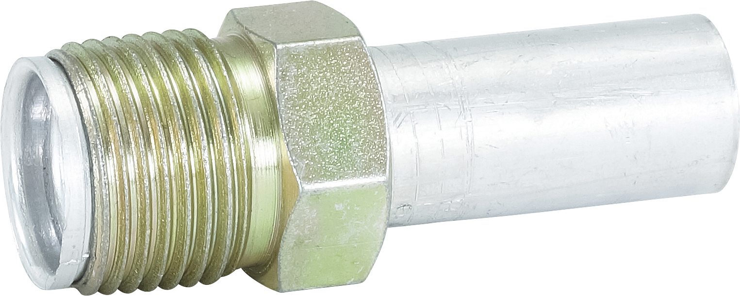 HOSE REPAIR FITTING, LOKRING, OPEN-ENDED, MIO, 16MM, #10, ALUMINIUM, STANDARD, O-REPFIT10F