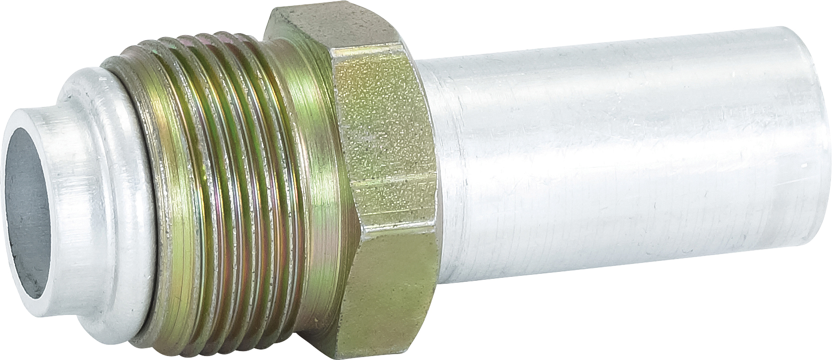 HOSE REPAIR FITTING, LOKRING, OPEN-ENDED, MOR, 19MM, #12, ALUMINIUM, STANDARD, O-REPFIT12MI