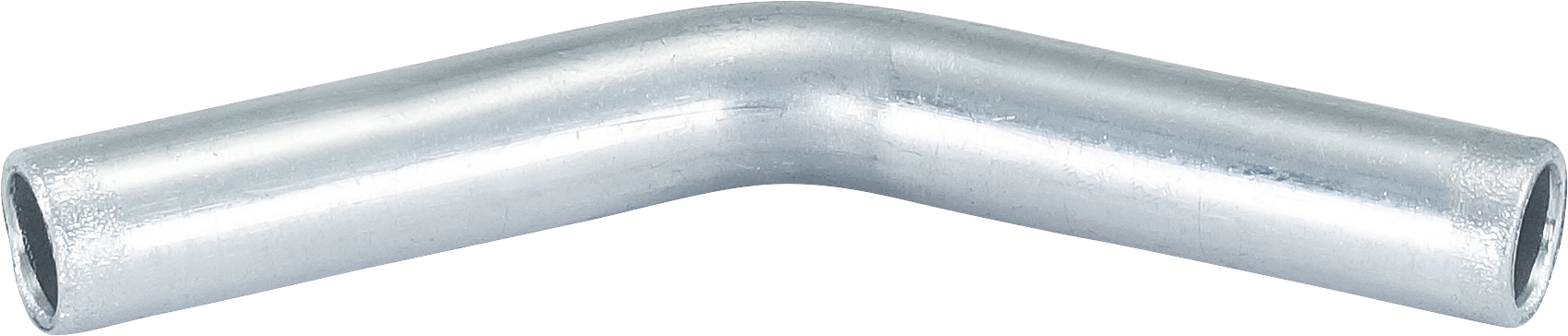 HOSE REPAIR FITTING, LOKRING, OPEN-ENDED, TUBE, 45 DEG, 9.53MM (3/8 INCH), #6, ALUMINIUM, AIB