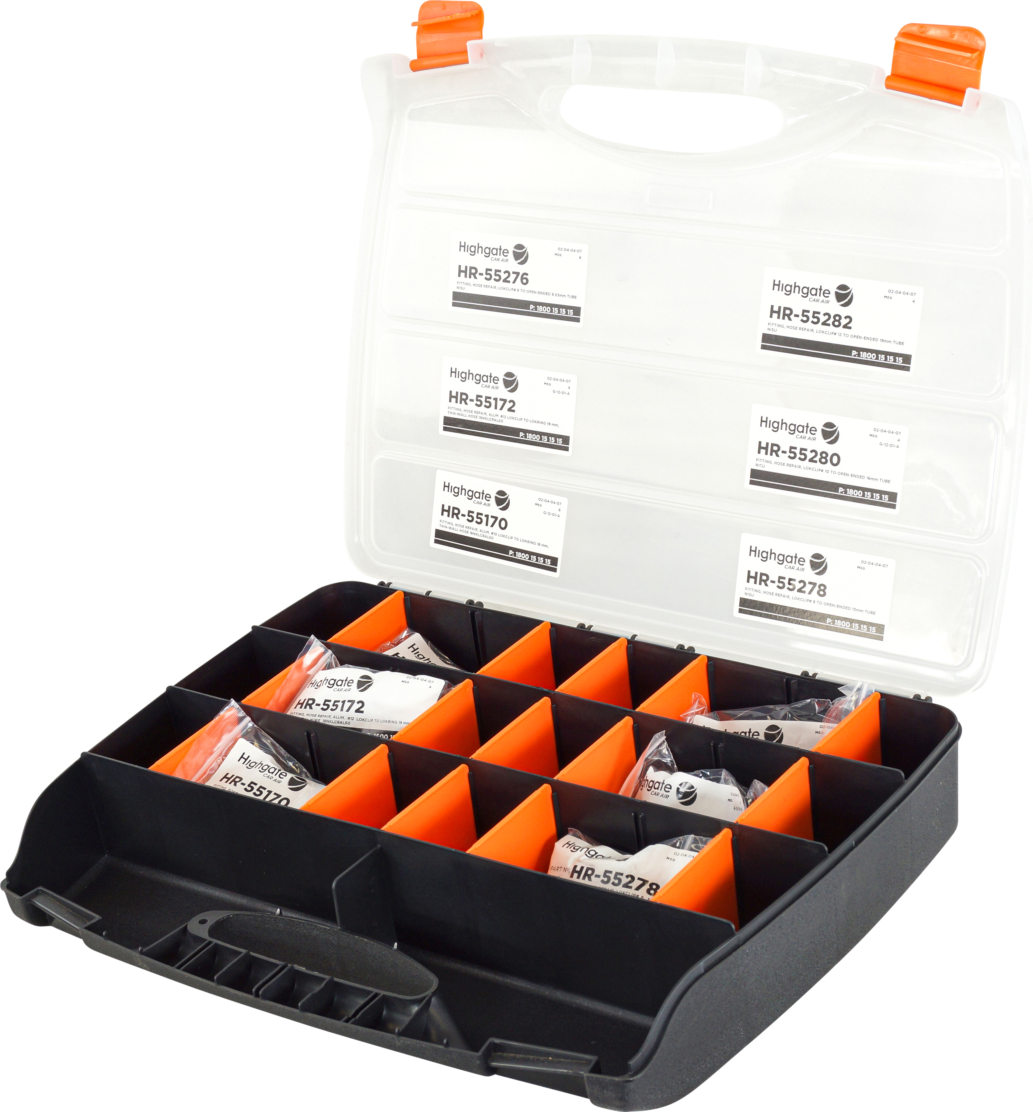 HOSE REPAIR FITTING, LOKCLIP, STARTER ASSORTMENT KIT, #HOSE, STANDARD BARRIER