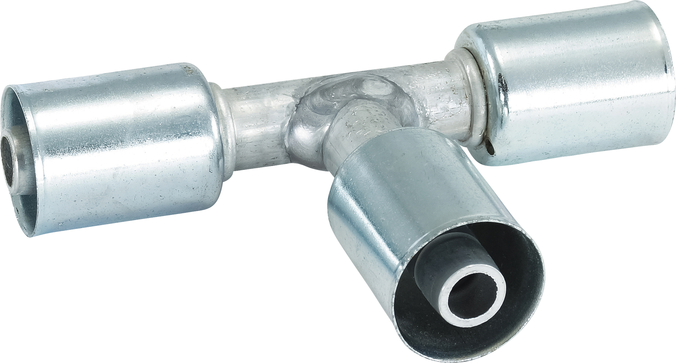 HOSE SPLICER, BARB, TEE, #10, ALUMINIUM