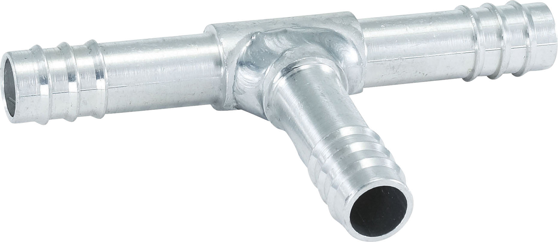 HOSE SPLICER, BARB, TEE, #10, ALUMINIUM