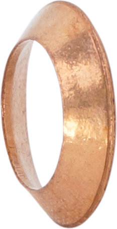 HOSE WASHER, #6 (3/8 INCH), COPPER, SUITS FLARE FITTINGS (SINGLE)