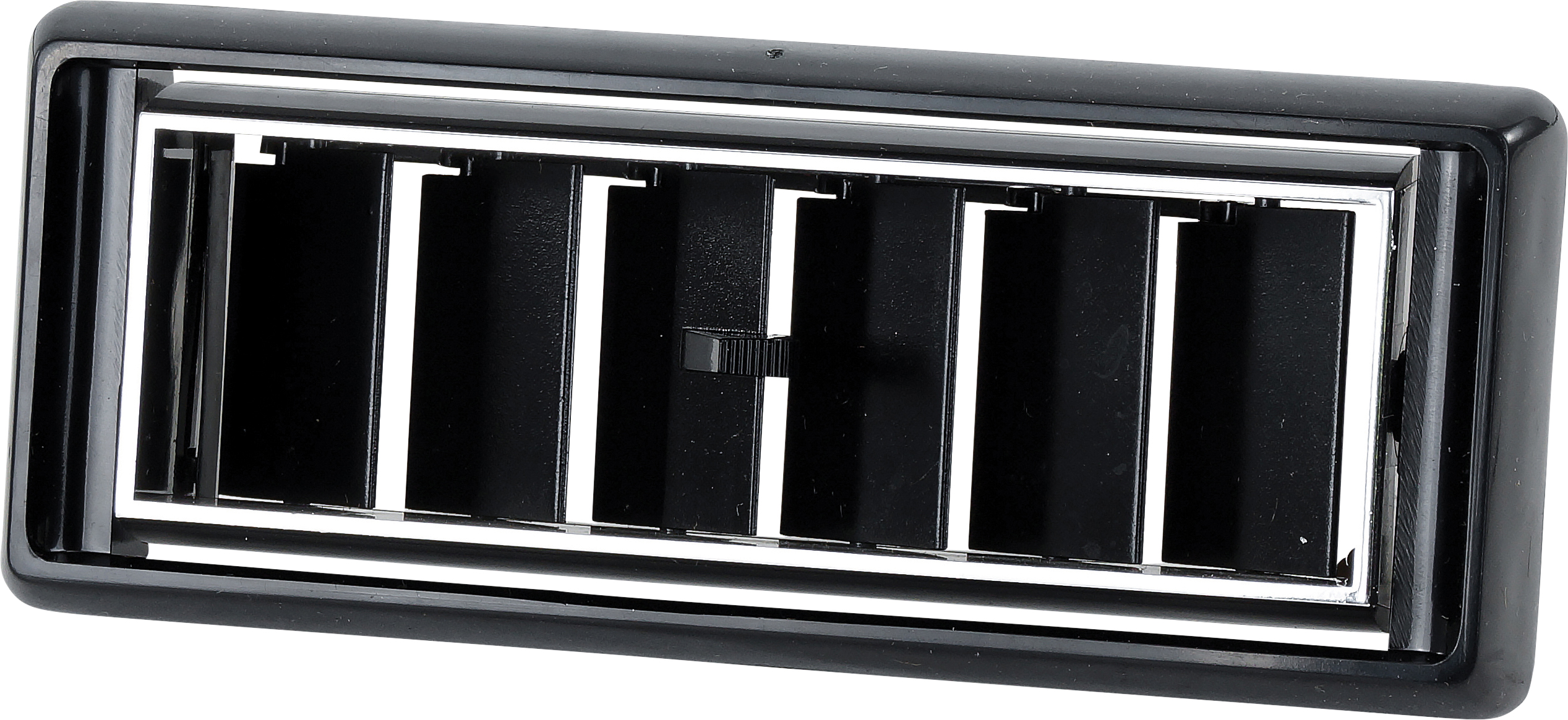 LOUVRE, RECTANGULAR, 138 X 55MM, BLACK, UNIVERSAL