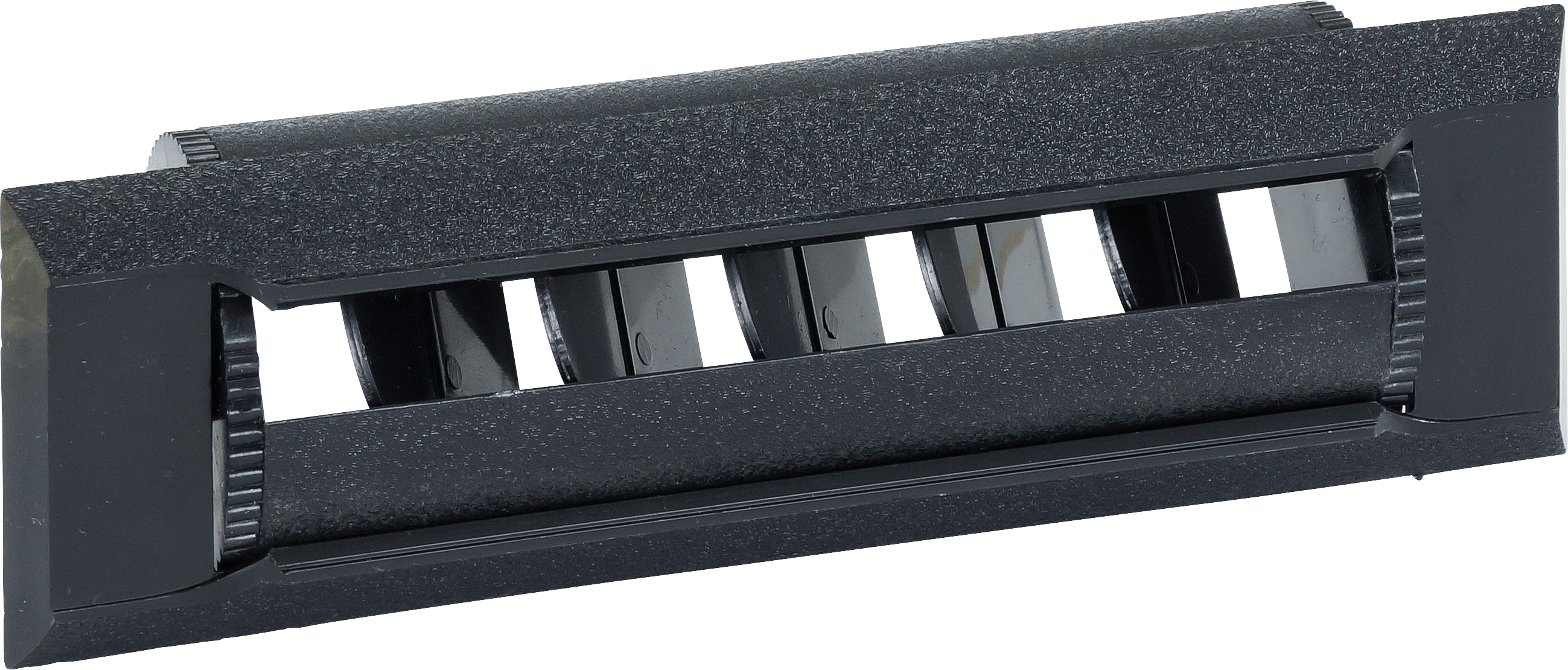 LOUVRE, RECTANGULAR, 153 X 48MM, BLACK, UNIVERSAL