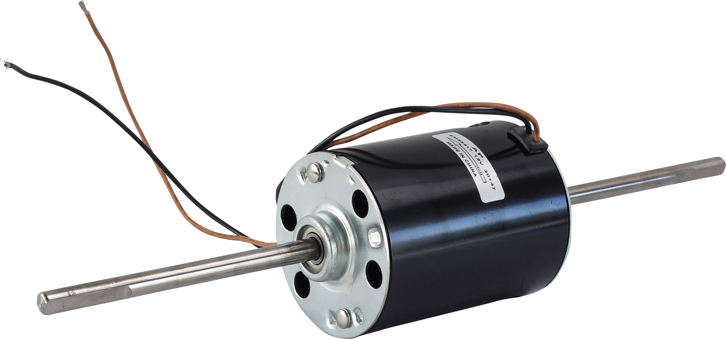 MOTOR, BLOWER, JOHN DEERE, 12V, 10MM (3/8 INCH) TWIN SHAFT, 1-SPD, HEAVY DUTY MOTOR