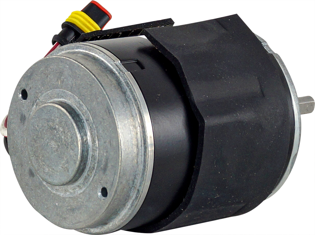 MOTOR, CONDENSER, BERGSTROM 12V ROOF TOP, 1-SPEED, 2-WIRE, CCWCE, 5/16 (7.9MM) SHAFT, 14.5 AMPS MAX