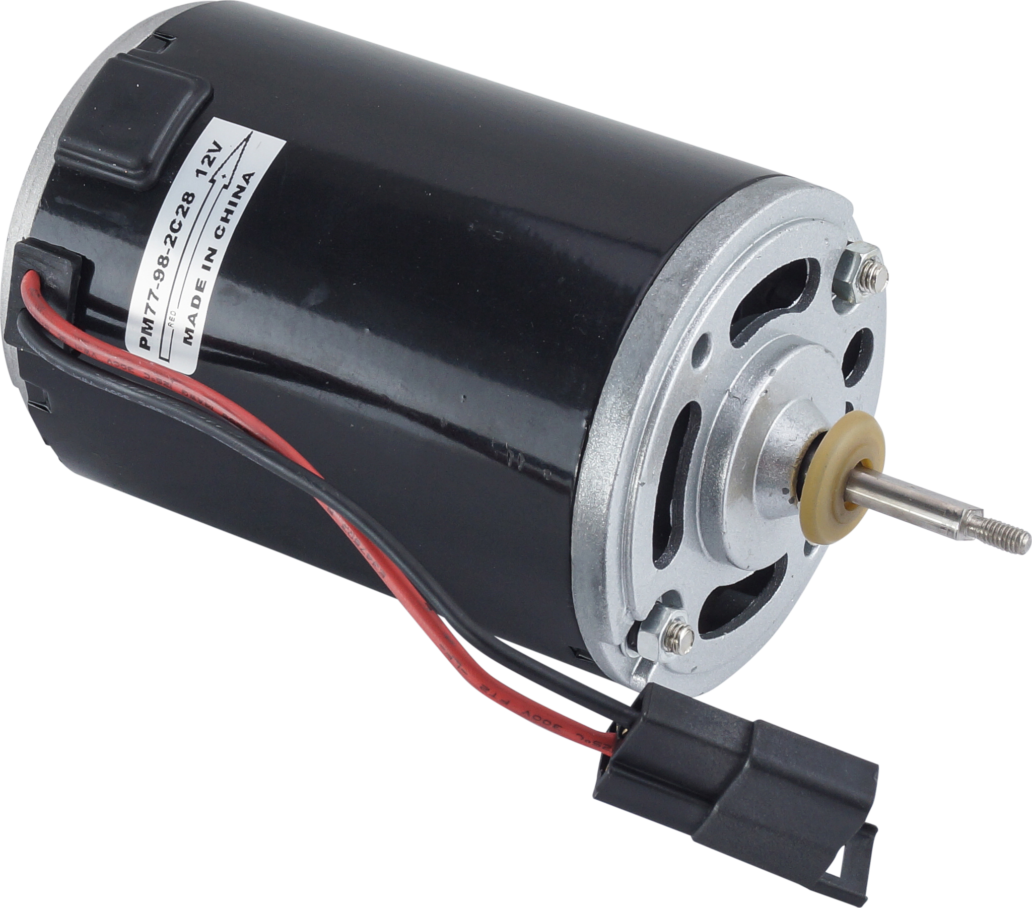 MOTOR, BLOWER, SINGLE, JOHN DEERE, 12V, 1-SPD, PRESSURISER, THREAD ON END, CW