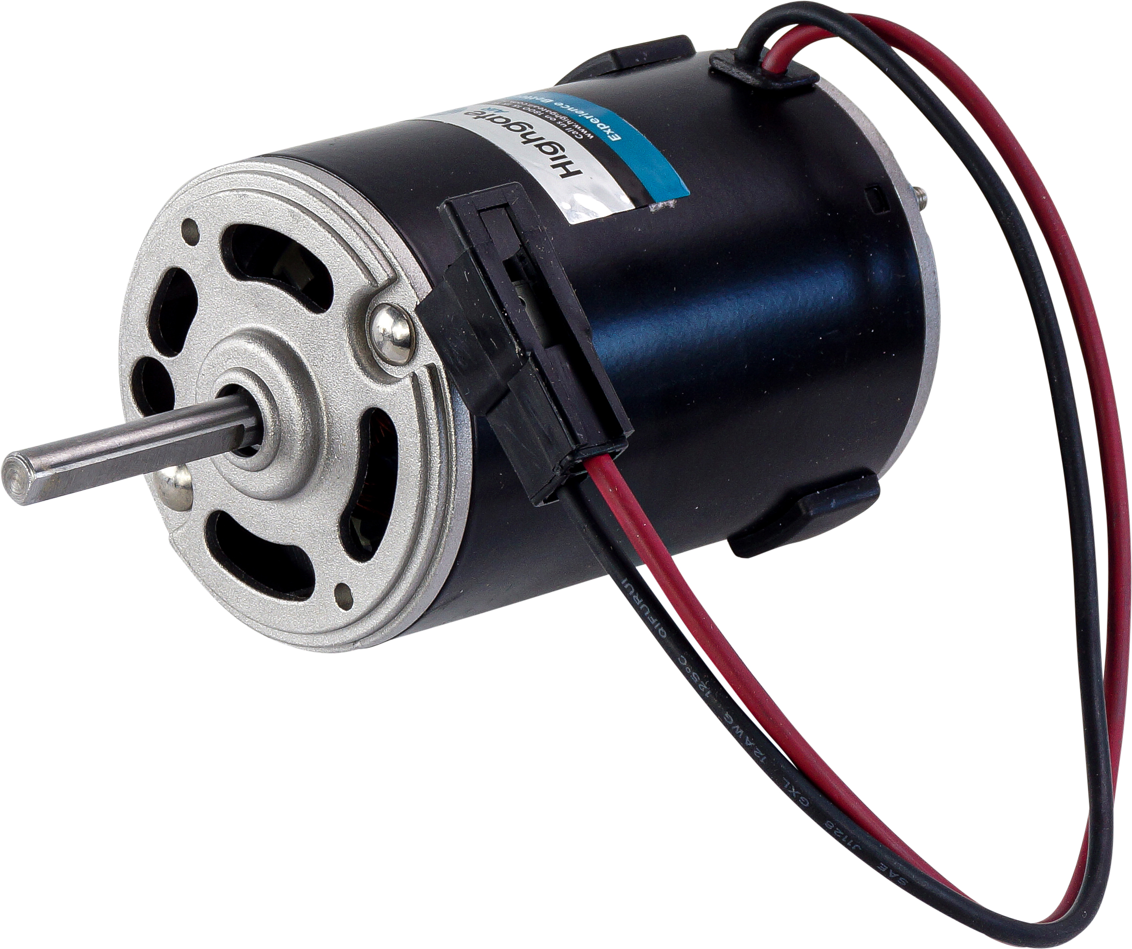 MOTOR, BLOWER, JOHN DEERE, 1-SPEED, 12V, 8MM (5/16) SHAFT, W/O FLANGE MOUNT