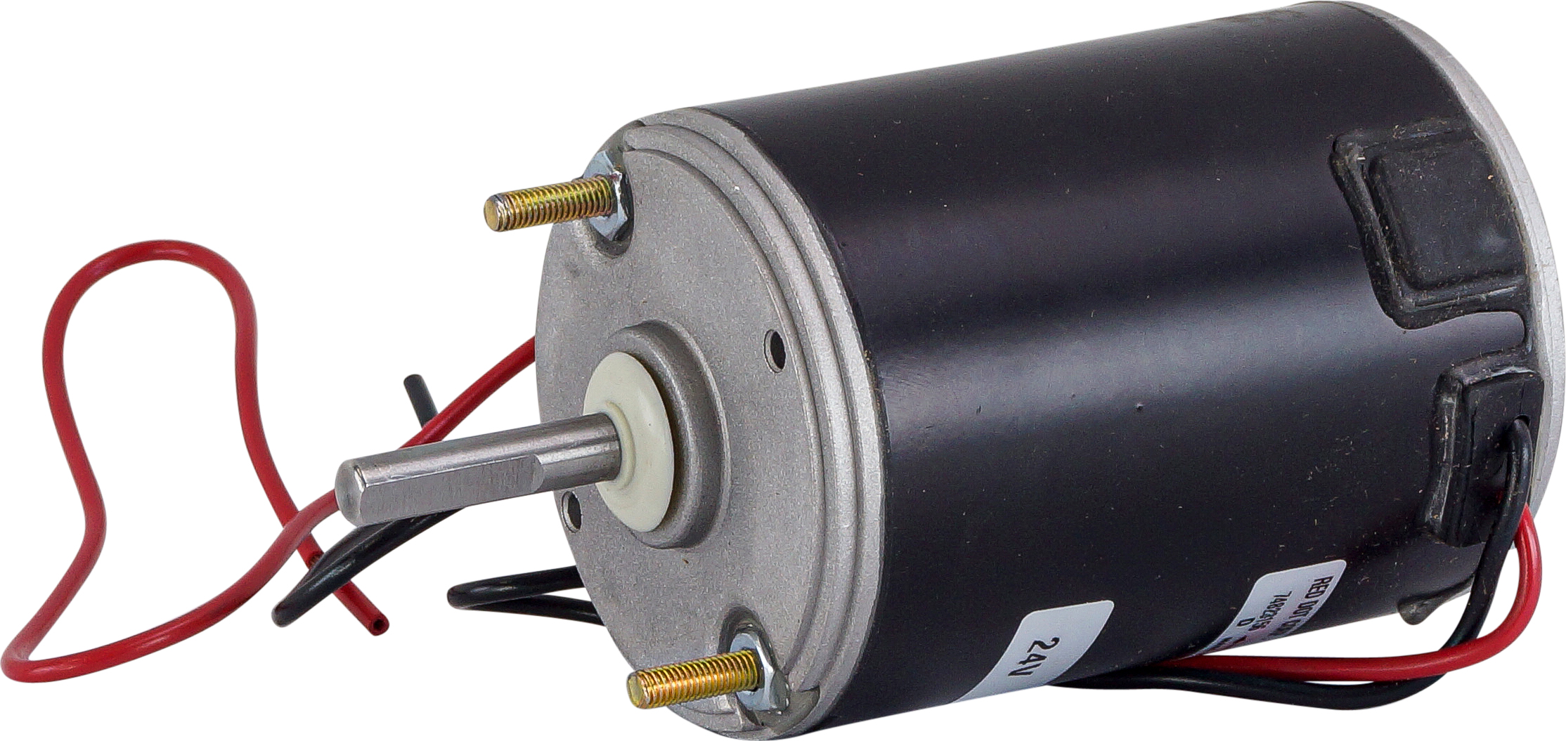 MOTOR, BLOWER, CATERPILLAR, 24V, 5/6 INCH SINGLE SHAFT, 1-SPD, 2 WIRE