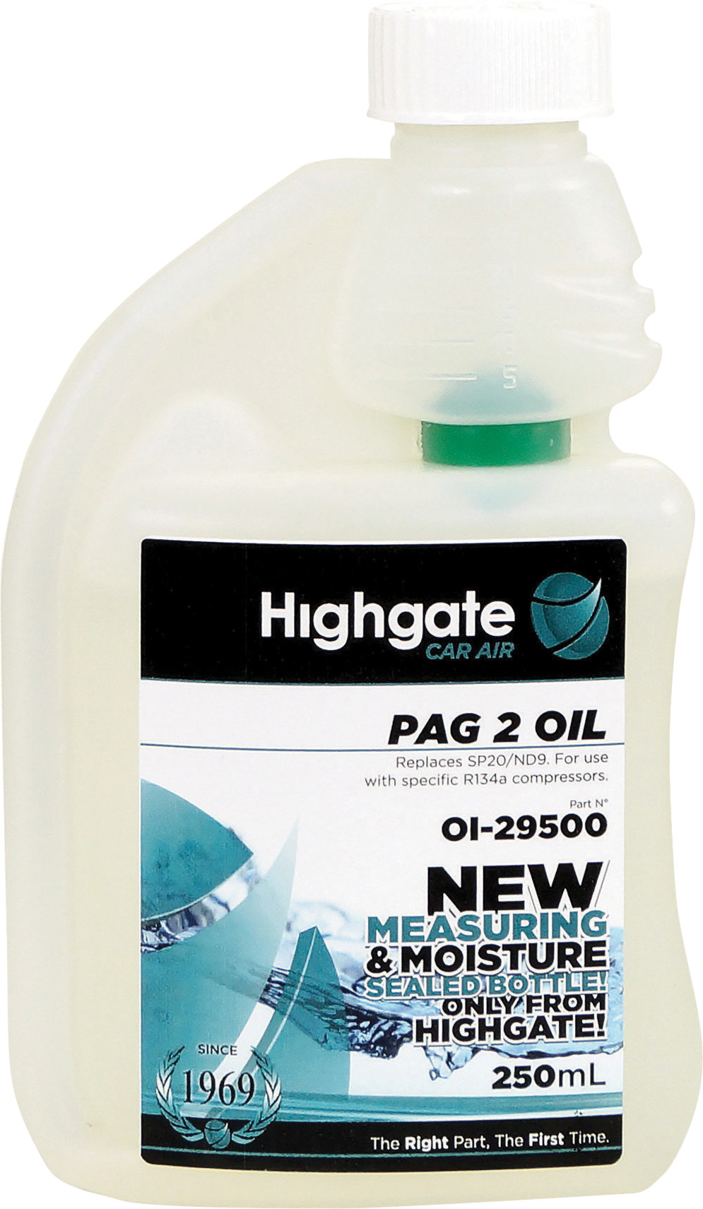 OIL, PAG2, 250ML, R134A HIGH VISCOSITY (SP20, ND9)