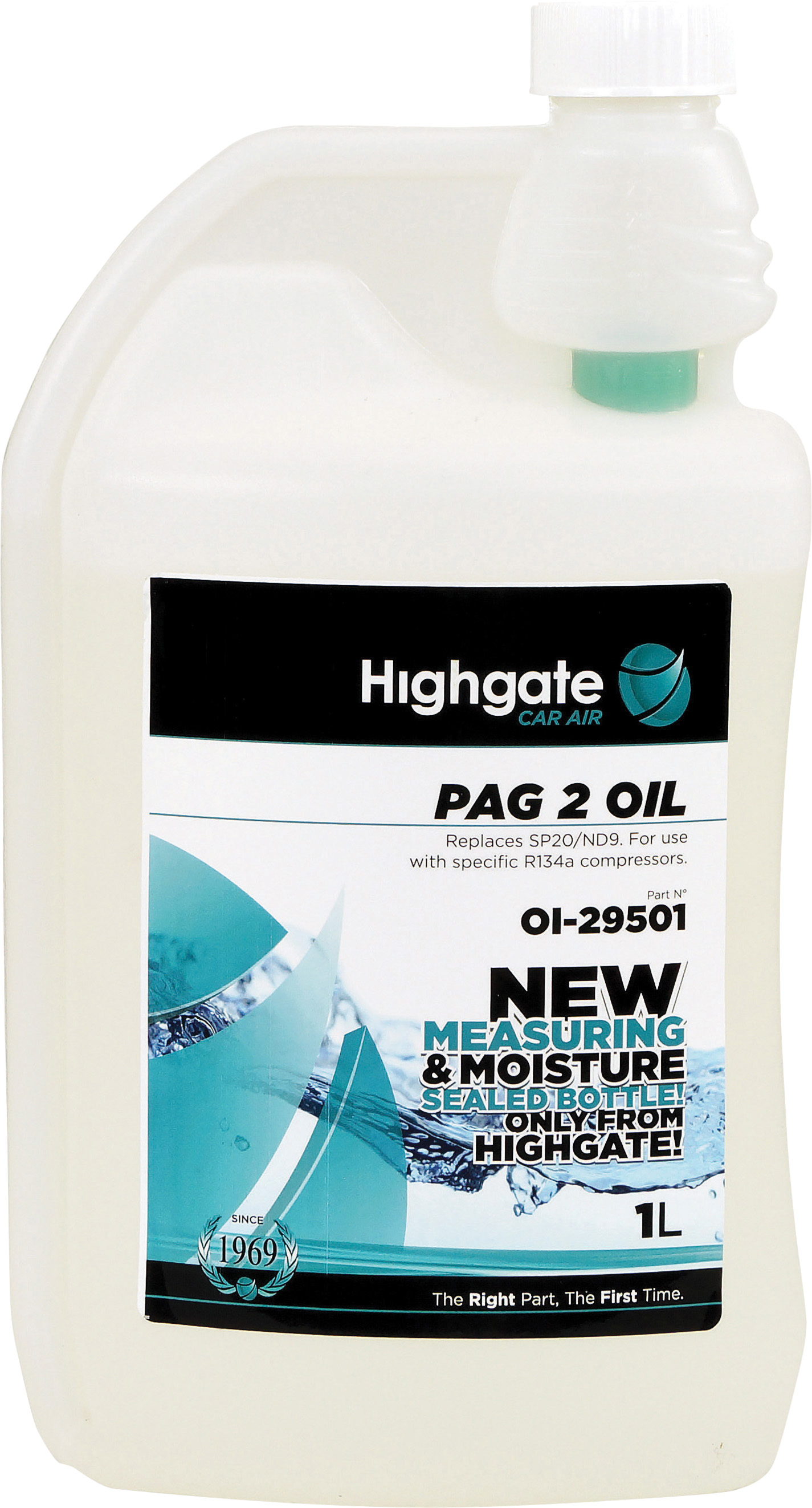 OIL, PAG2, 1L, R134A HIGH VISCOSITY (SP20, ND9)