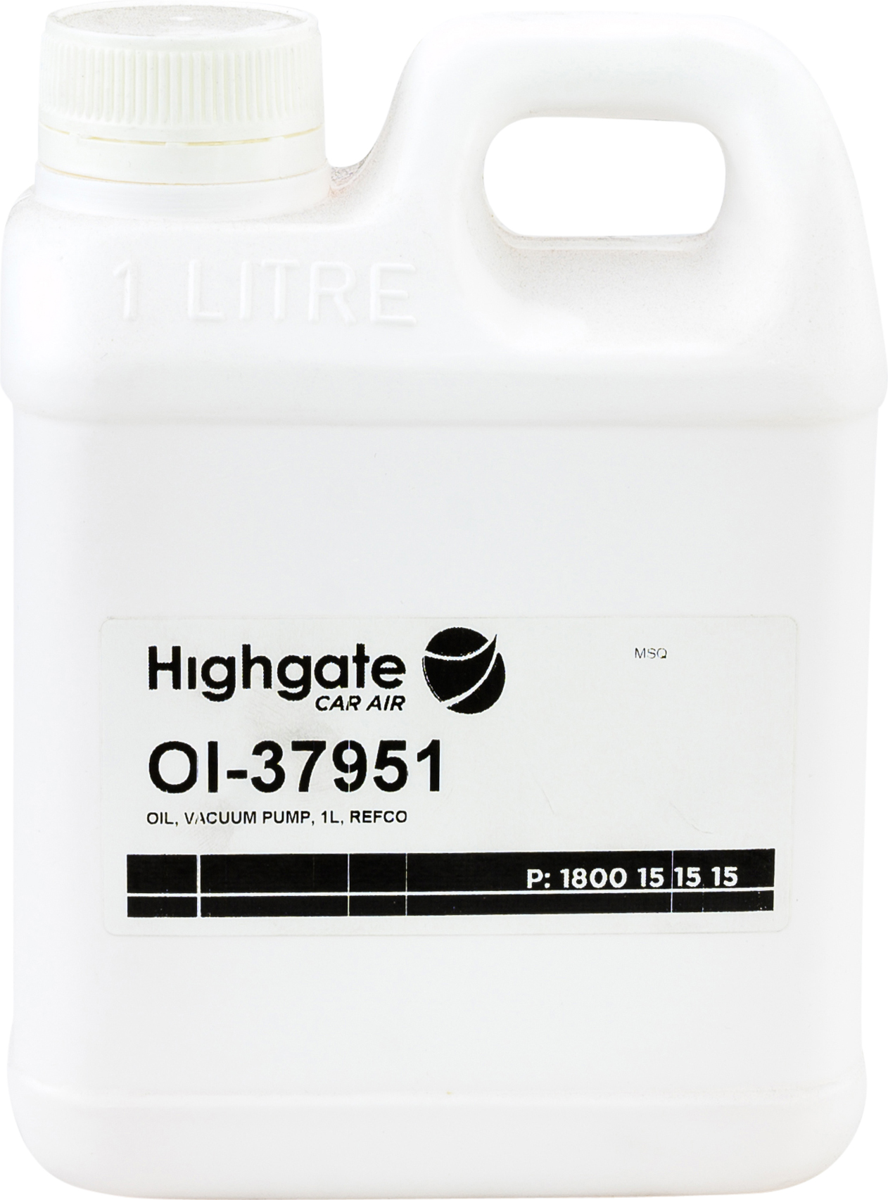 OIL, VACUUM PUMP, 1L, REFCO