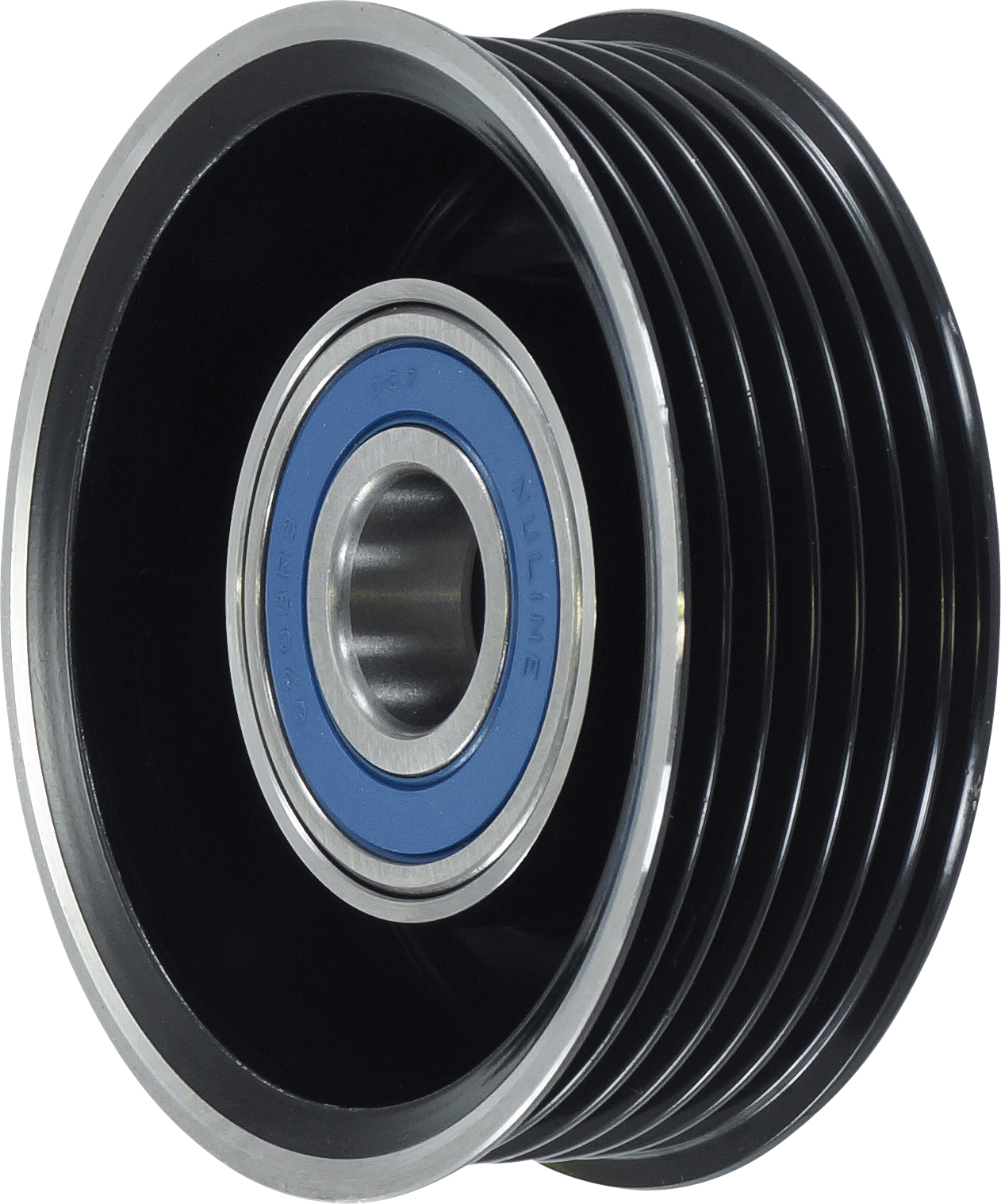 IDLER PULLEY, 6PV STEEL, 17MM ID 76MM OD