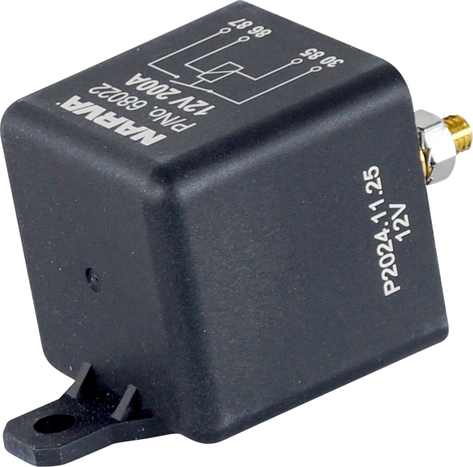 RELAY, 12V, 4 PIN, 200A, HEAVY DUTY