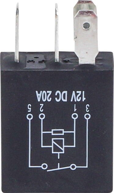RELAY. MICRO, 20 AMP, 12V 4-PIN JAPANESE