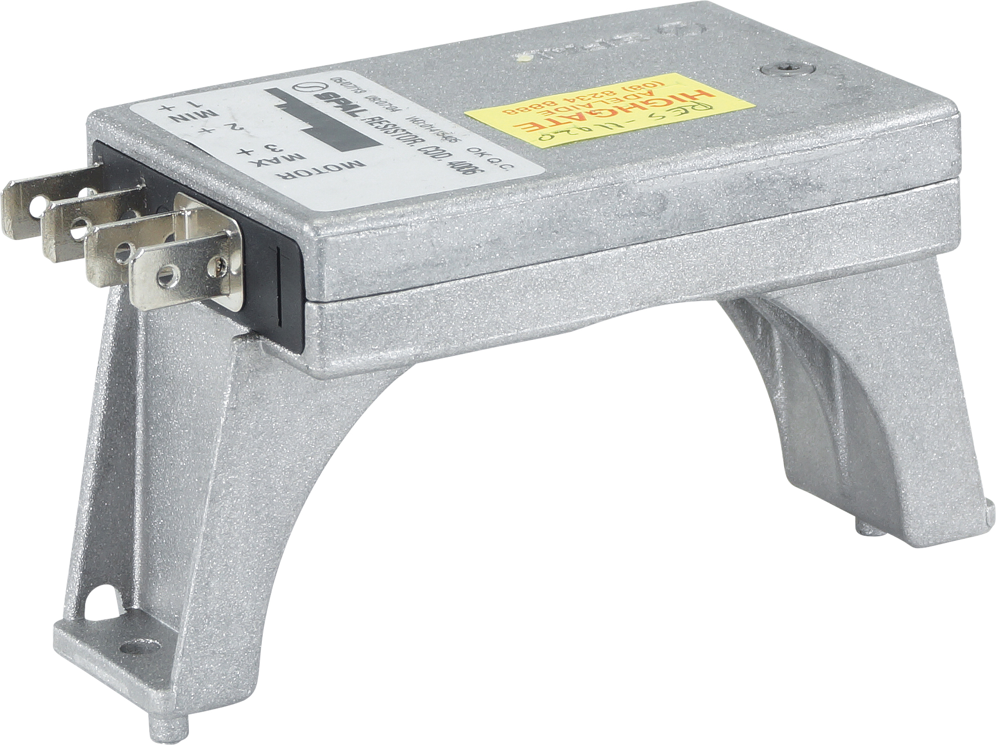 RESISTOR, BLOCK, 24V, 3-SPD, SPAL 4006