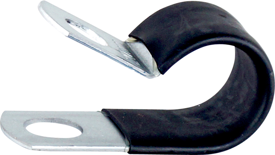 20MM PVC LINED P-CLAMP 19MM BAND M/DUTY