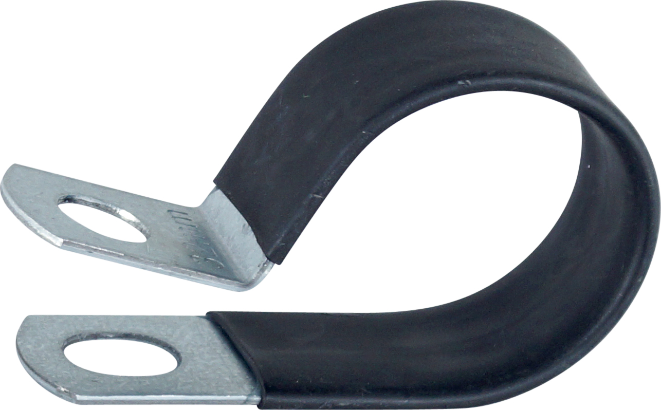 32MM PVC LINED P-CLAMP 19MM BAND M/DUTY