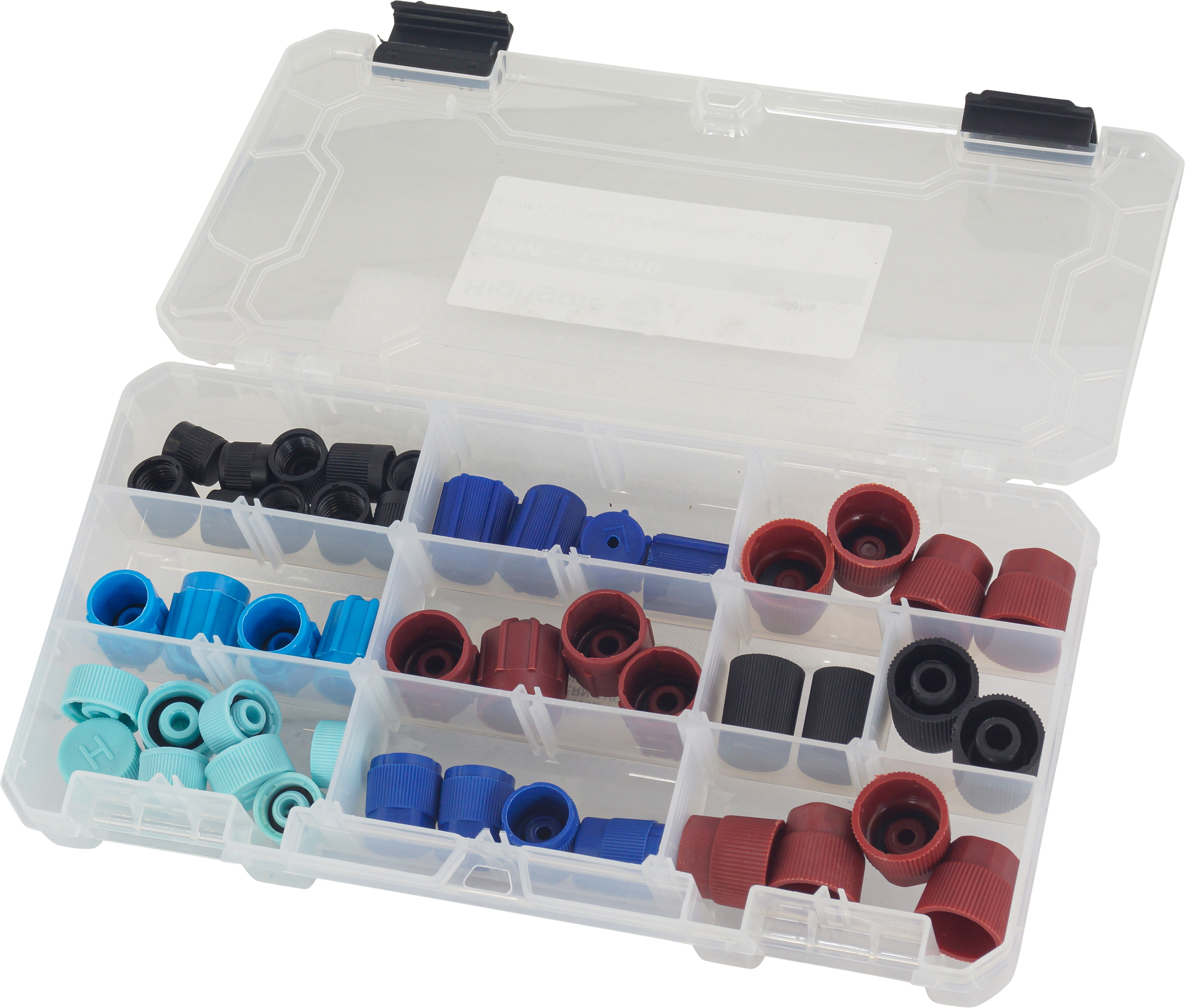 SERVICE KIT, VALVE CAP ASSORTMENT, R134A