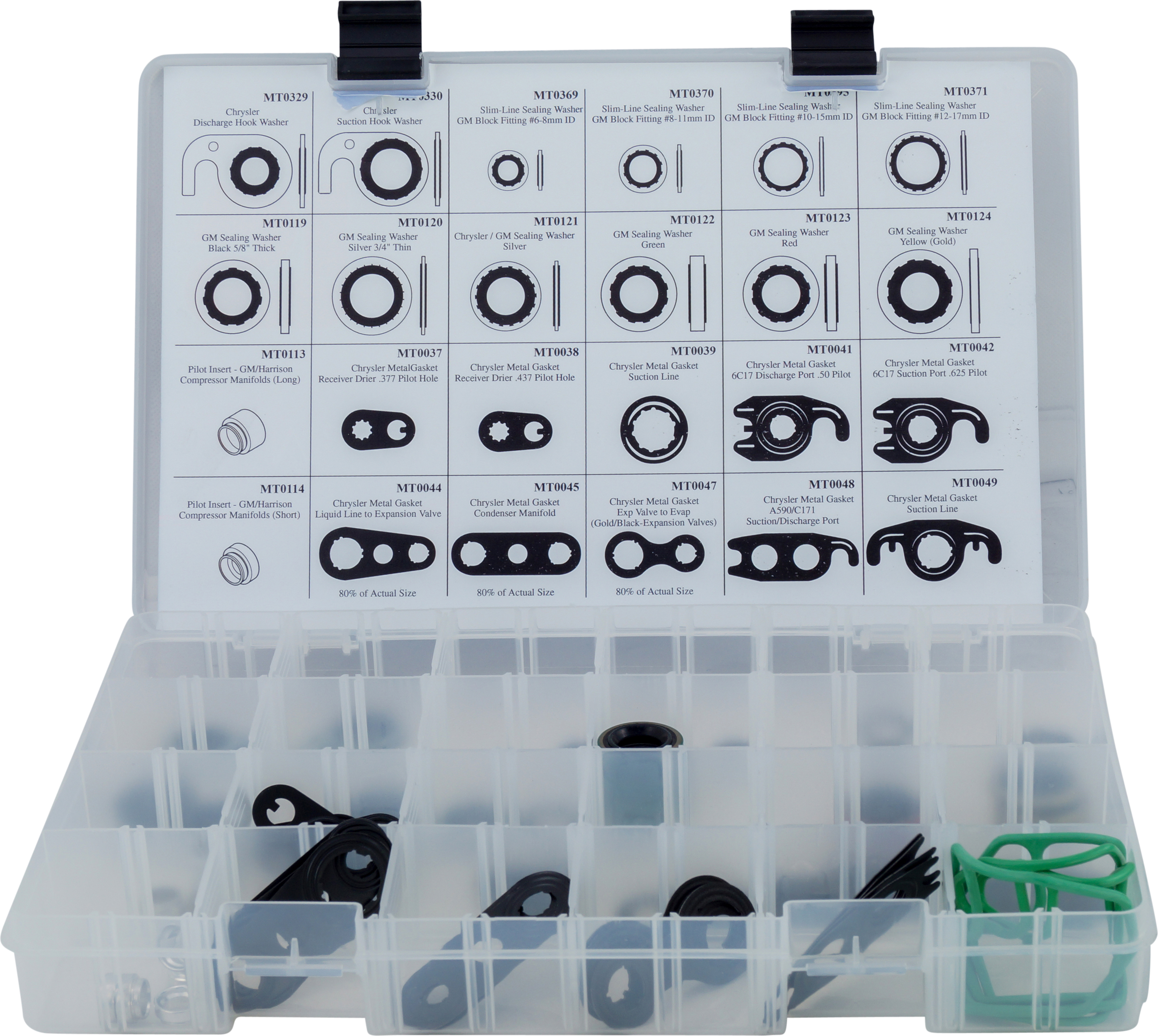SERVICE KIT, WASHER SEAL, ASSORTED, R134A