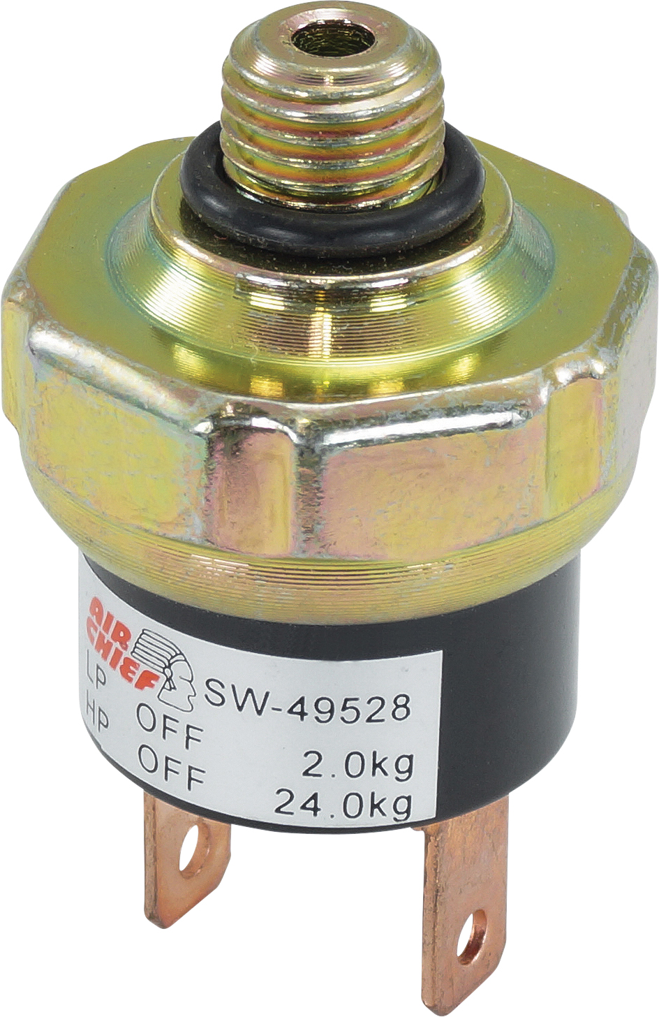 PRESSURE SWITCH, BINARY, MALE, CUT-OUT HIGH 335PSI LOW 28PSI