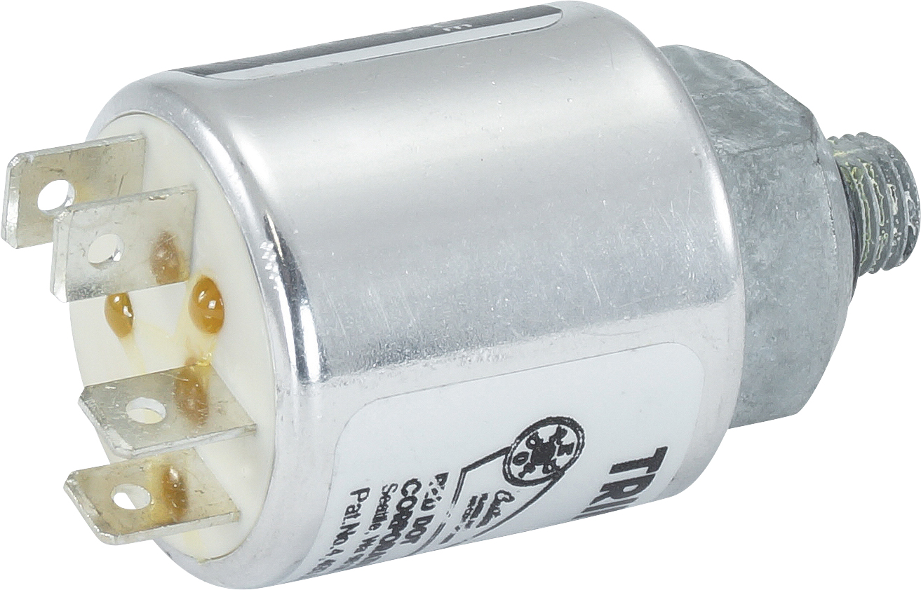 PRESSURE SWITCH, TRINARY, MALE, CUT-OUT HIGH 325PSI LOW 22PSI, NORMALLY CLOSED, REPL RED DOT, AIR-CH