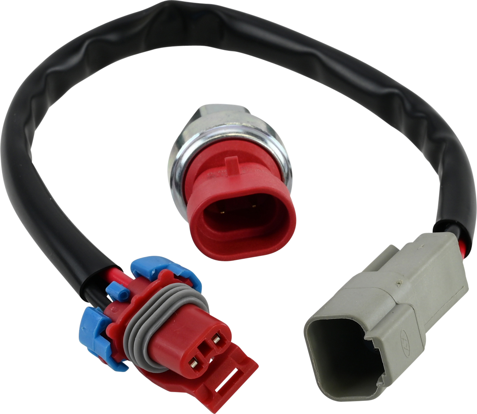 PRESSURE SWITCH, BINARY, FEMALE, CATERPILLAR, LOW 2.0KG HIGH 24.5KG, INCL HARNESS