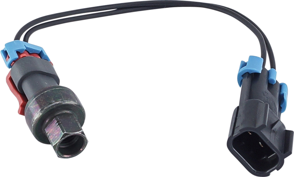 PRESSURE SWITCH, LOW, MACK TRUCK, FEM 1/4 INCH, RED DOT