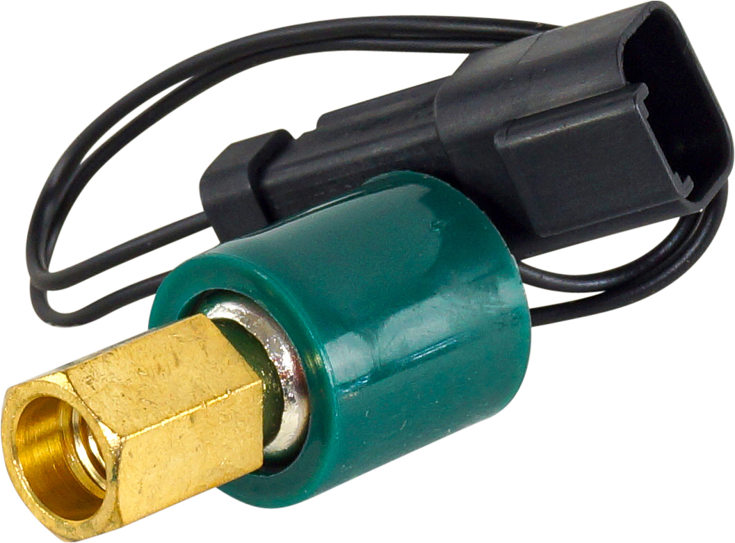 PRESSURE SWITCH, HIGH, MACK, M10 X 1.25 INCH, FAN OVERRIDE, NORM CLOSED 240-290PSI, RED DOT