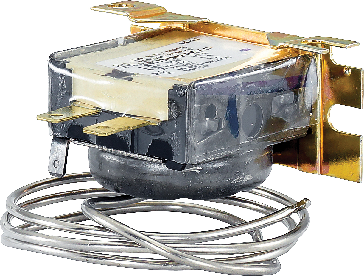 THERMOSTAT, MECHANICAL, 610MM (24 INCH) CAPILLARY, PRESET, RED DOT R-9800, R-7830