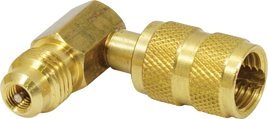 ACCESS ADAPTOR, R12, R-60563A, 1/4-1/4 INCH, 90 DEG