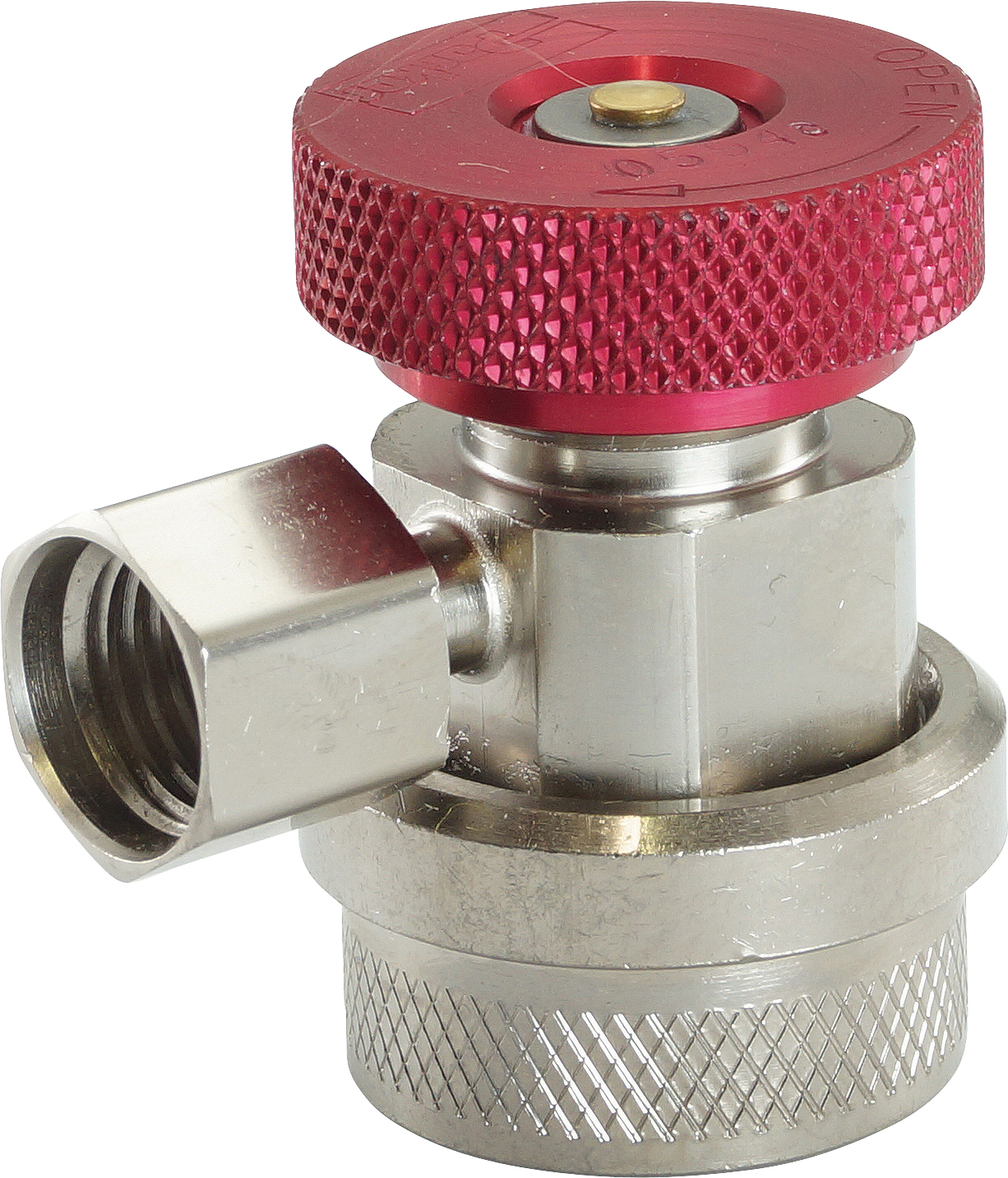 ACCESS ADAPTOR, R134A, FEM 14MM, HIGH SIDE COUPLER