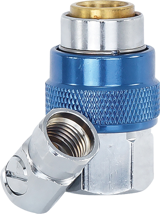 ACCESS ADAPTOR, R134A, FEM 14MM, LOW SIDE COUPLER, SWIVEL