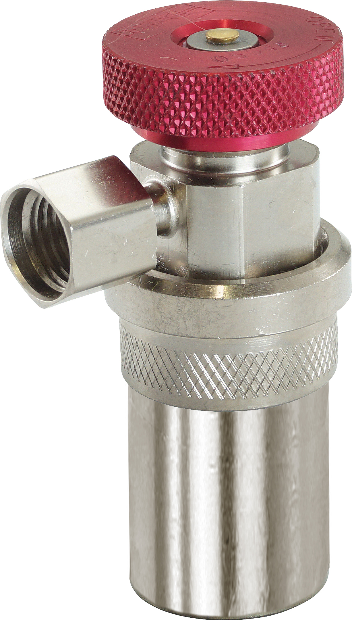 ACCESS ADAPTOR, R134A, FEM 14MM, HIGH SIDE COUPLER, LONG REACH