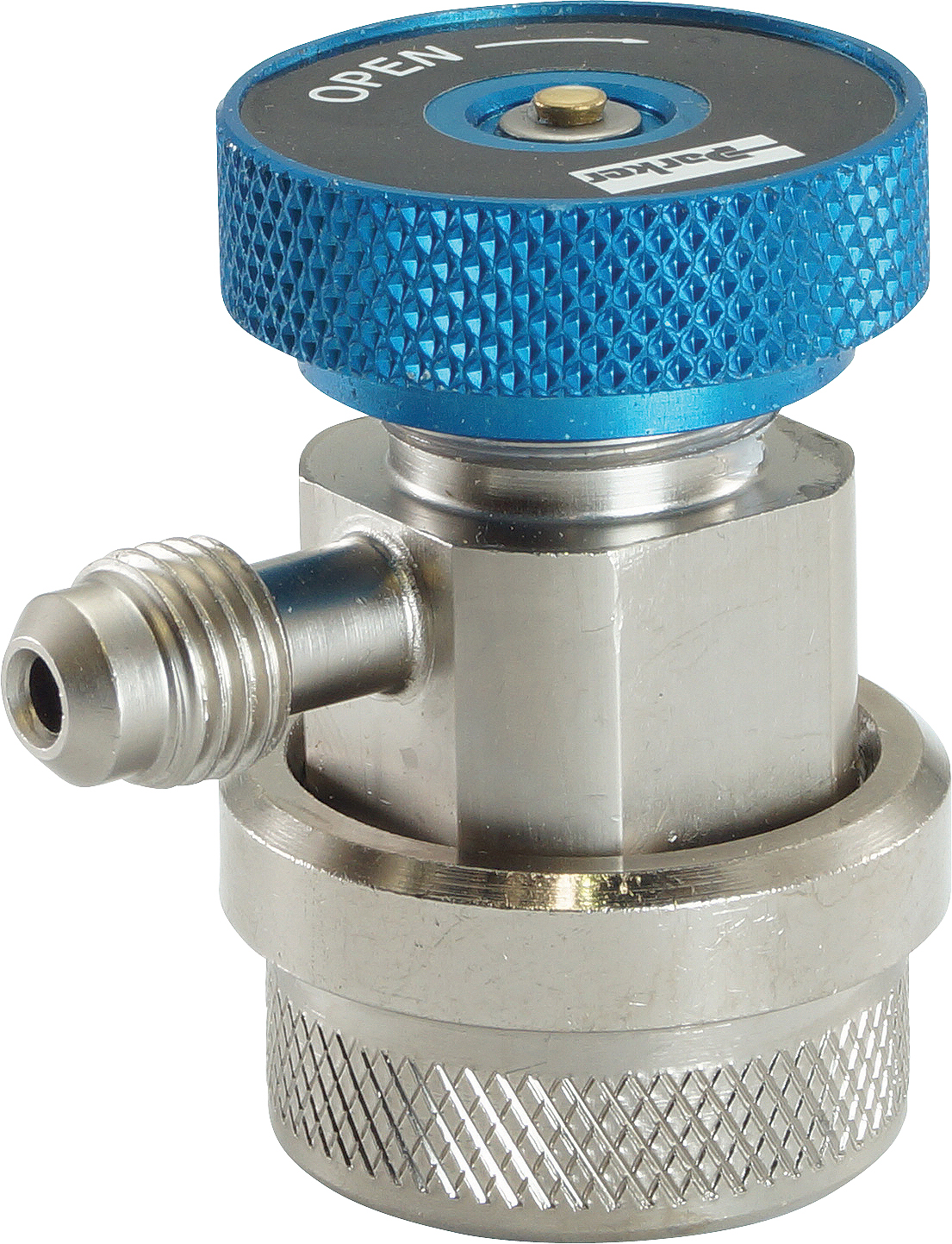 ACCESS ADAPTOR, FEM 14MM, R134A, WITH MALE 1/4 INCH ADAPTOR, LOW SIDE COUPLER, PARKER