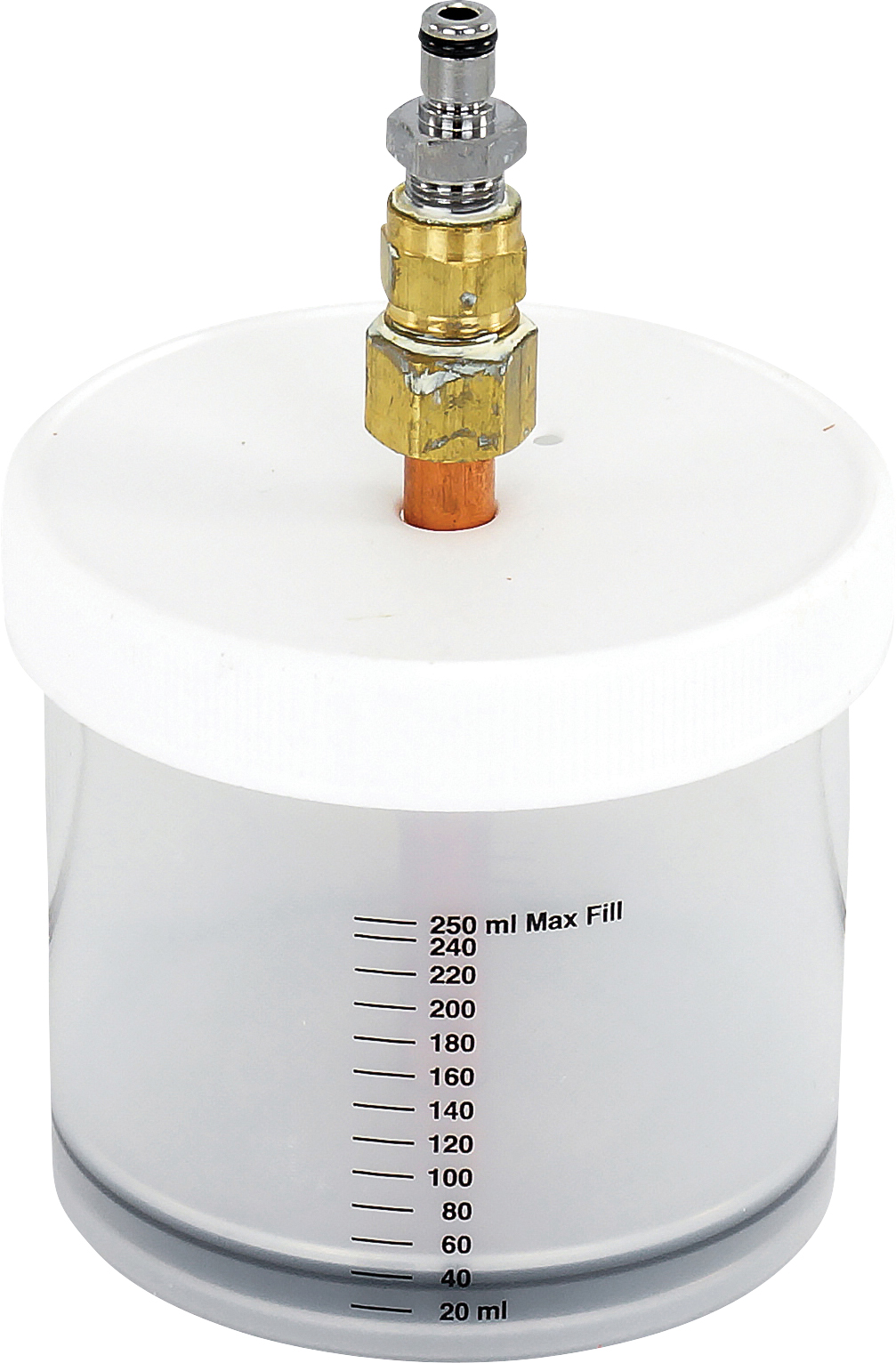 DYE BOTTLE, INLET, ROBINAIR, SUITS 34988-I 4-IN-1 STATION