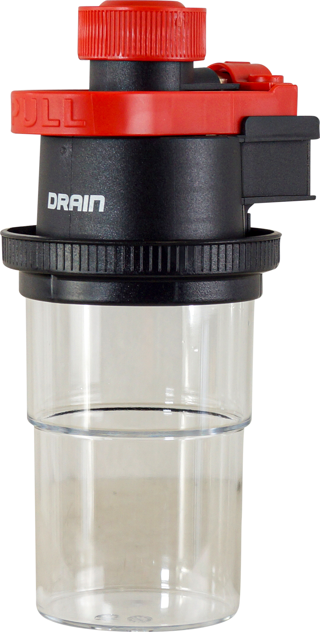 OIL BOTTLE, RED, DRAIN EXC BLADDER, KONFORT 7-SERIES