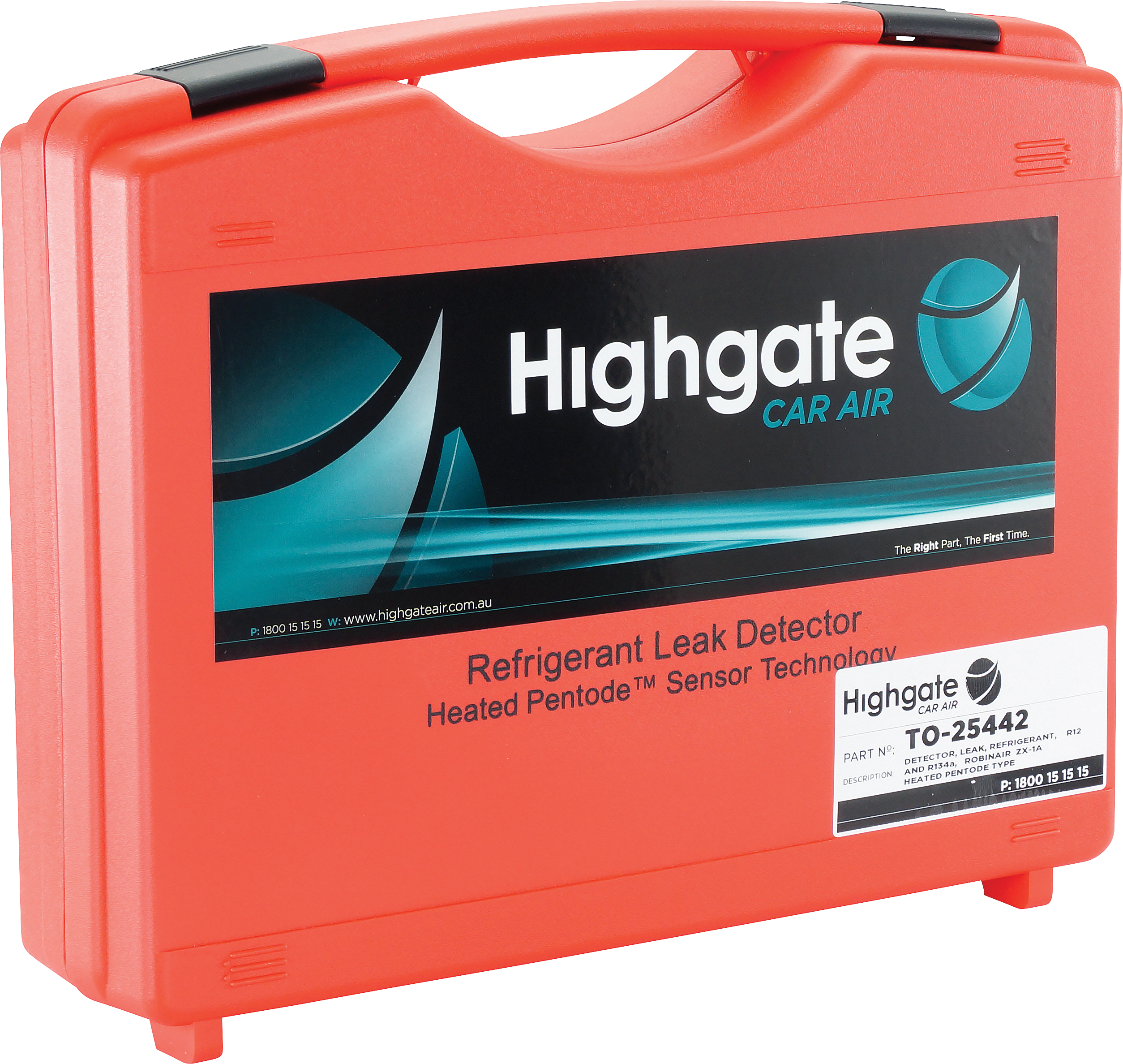 REFRIGERANT LEAK DETECTOR, ROBINAIR, TIF, R12, R134A, ZX-1A HEATED PENTODE TYPE