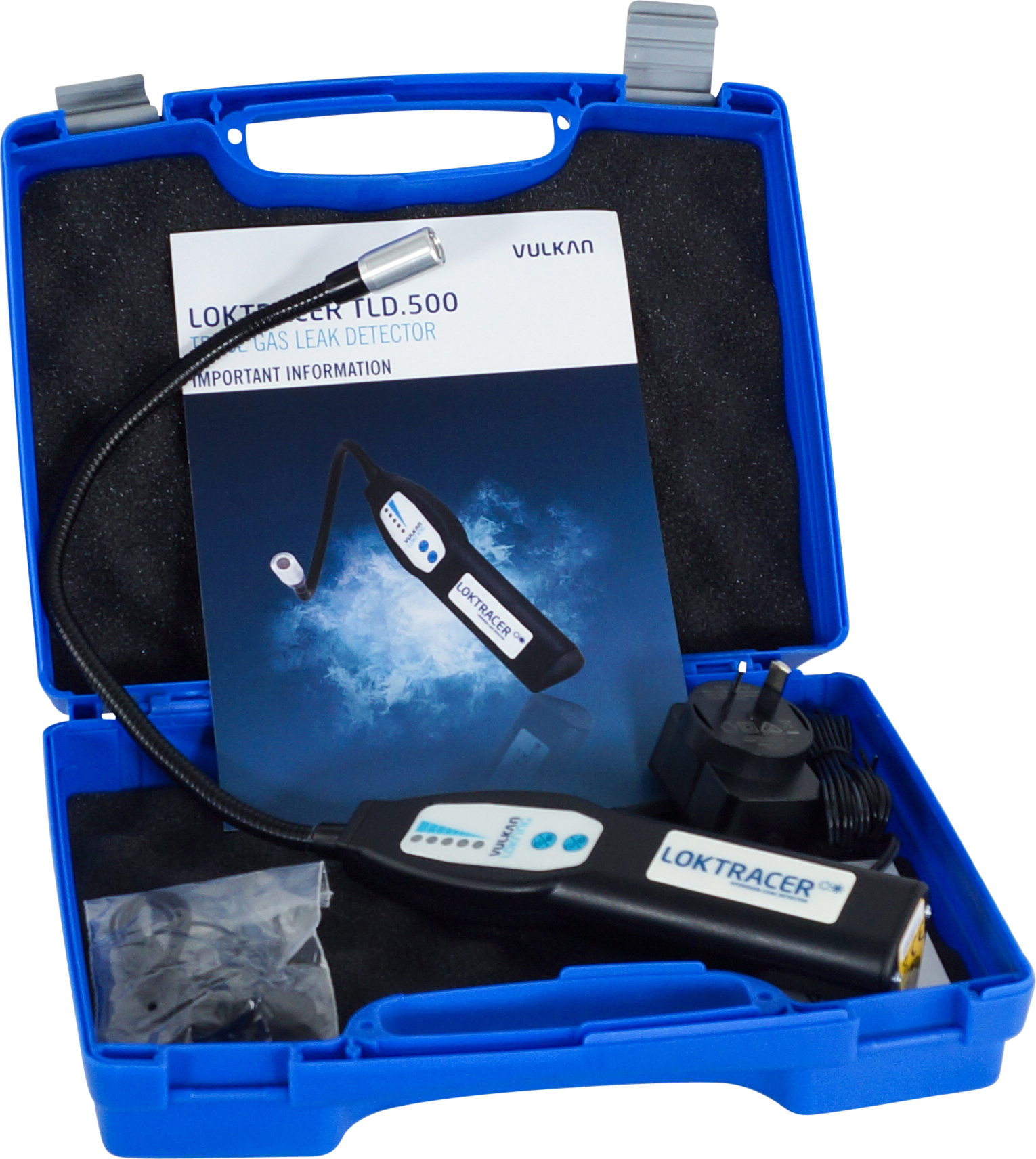 LEAK DETECTOR, HYDROGEN TRACE GAS, LOKTRACER, RECHARGEABLE SERIAL # ATTACHED