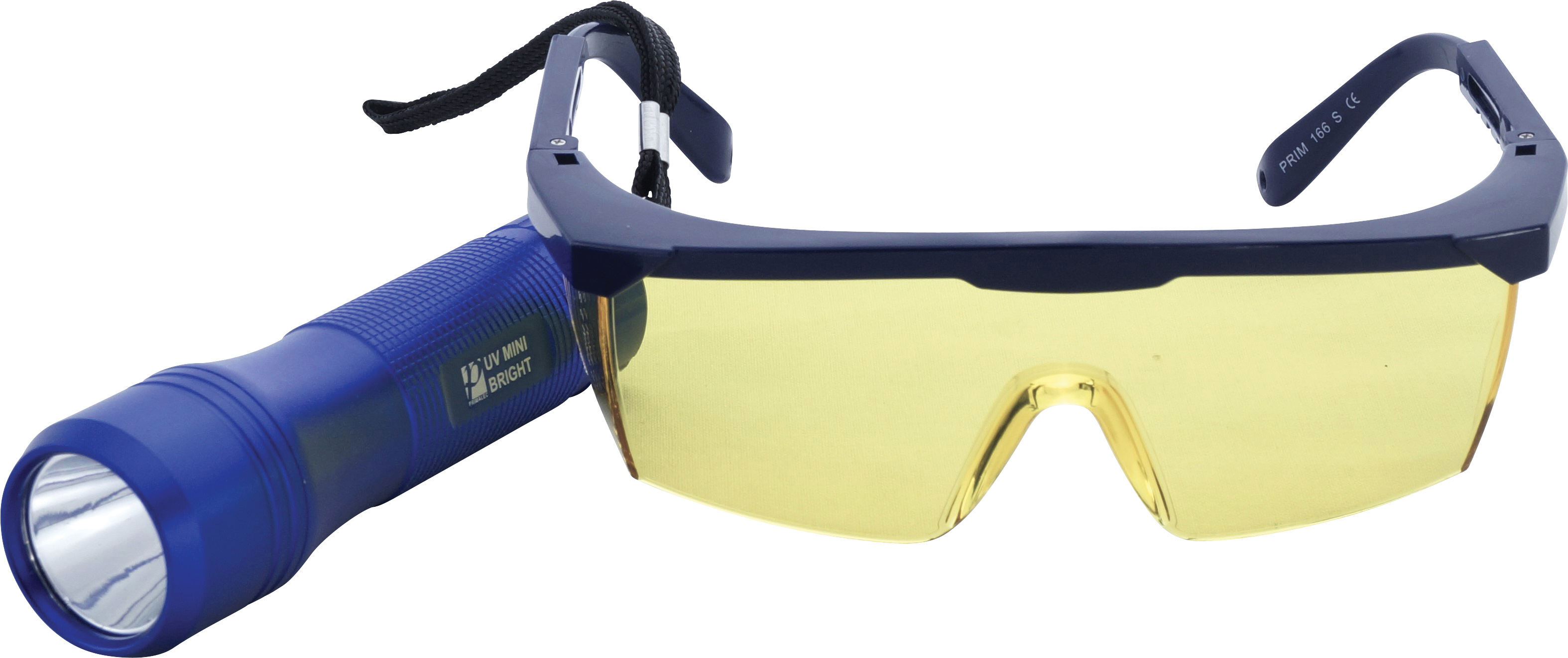LEAK DETECTOR, GLO-LEAK, ULTRA-VIOLET MINI-BRIGHT PERFORMANCE TORCH, INCL GLASSES