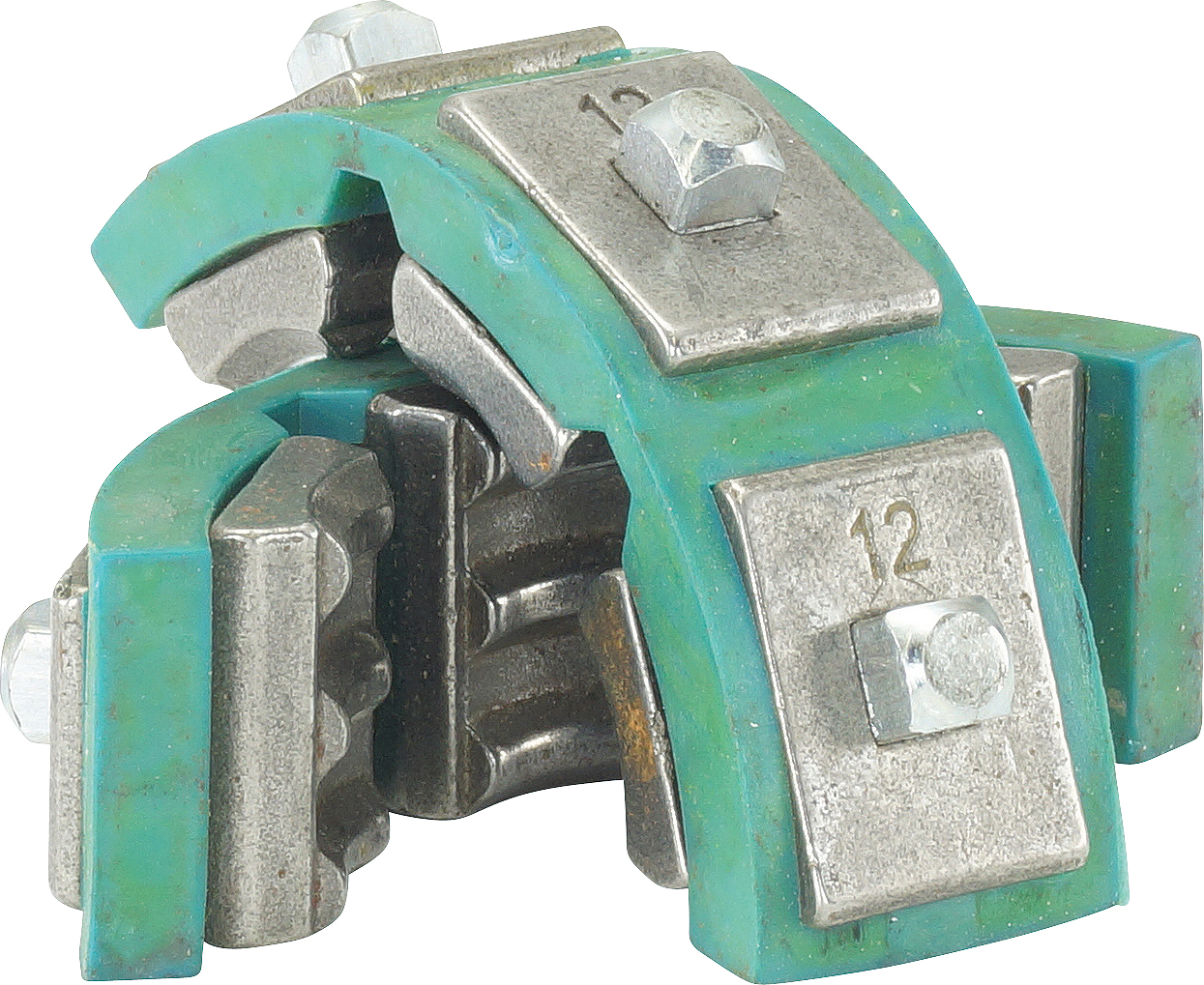 DIE SET, HYDRAKRIMP, #12 STANDARD HOSE, GREEN, SUITS TO-75606 HYDRAULIC CRIMPER