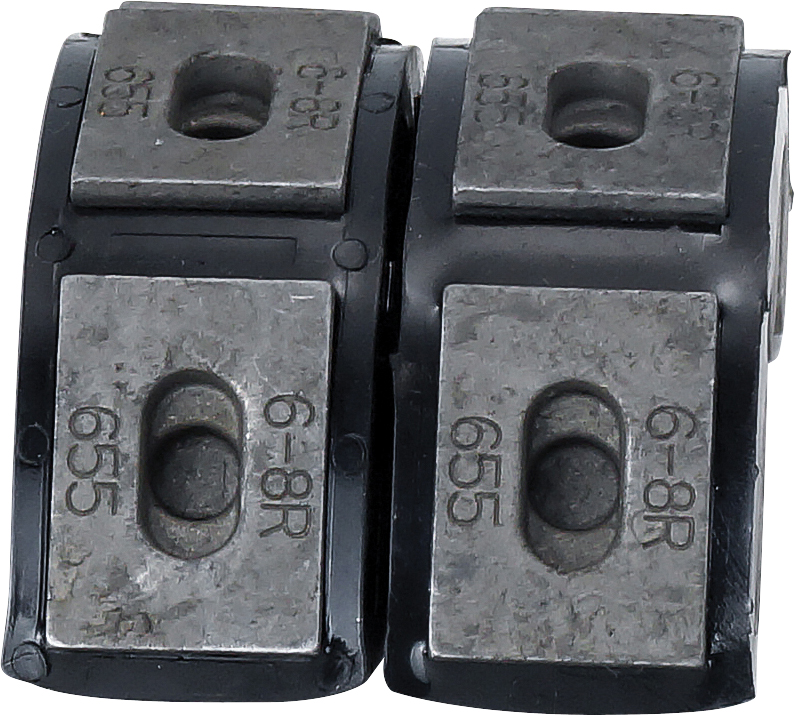 DIE, BEADLOCK CRIMP, #6 STANDARD HOSE, #8 REDUCED HOSE, BLACK, SUITS TO-75602 CRIMPER